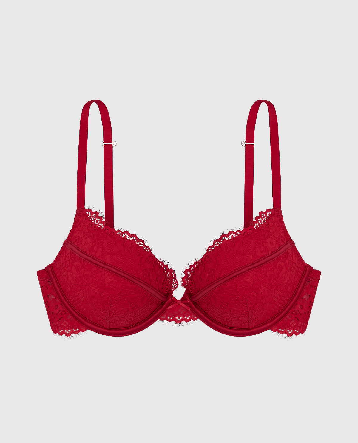 Up 2 Cup Lace Bra in Cosmo Red