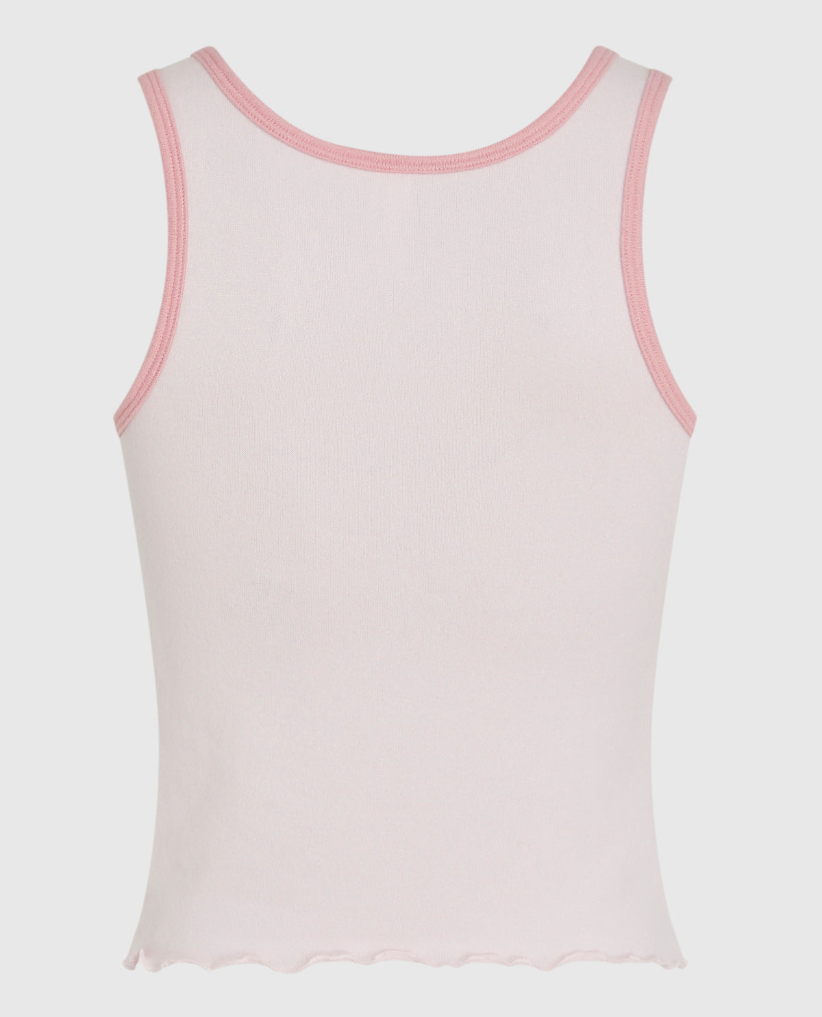 Pajama Tank with Rosette in Pink