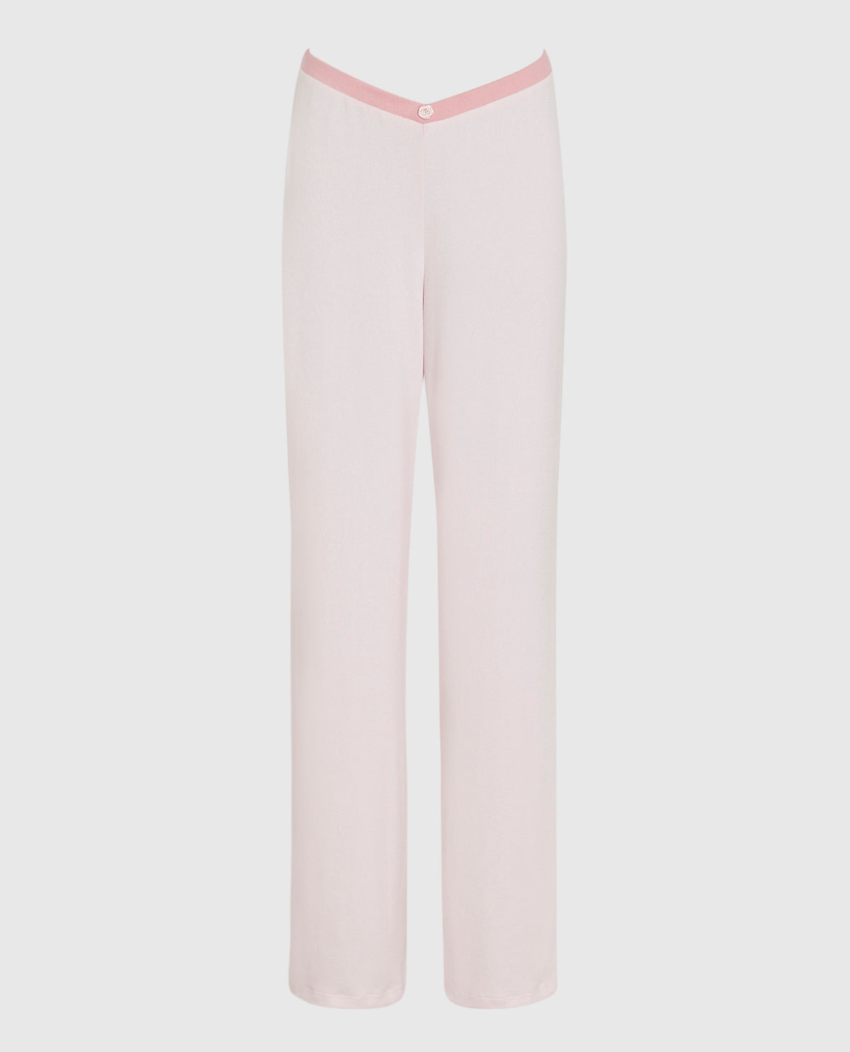 Pajama Pant with Rosette in Pink