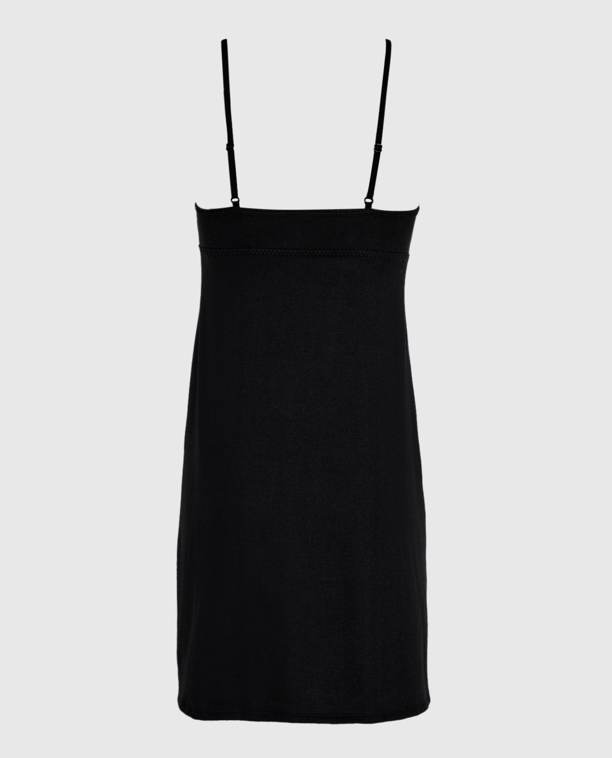 Sleep Dress with Rosette in Black