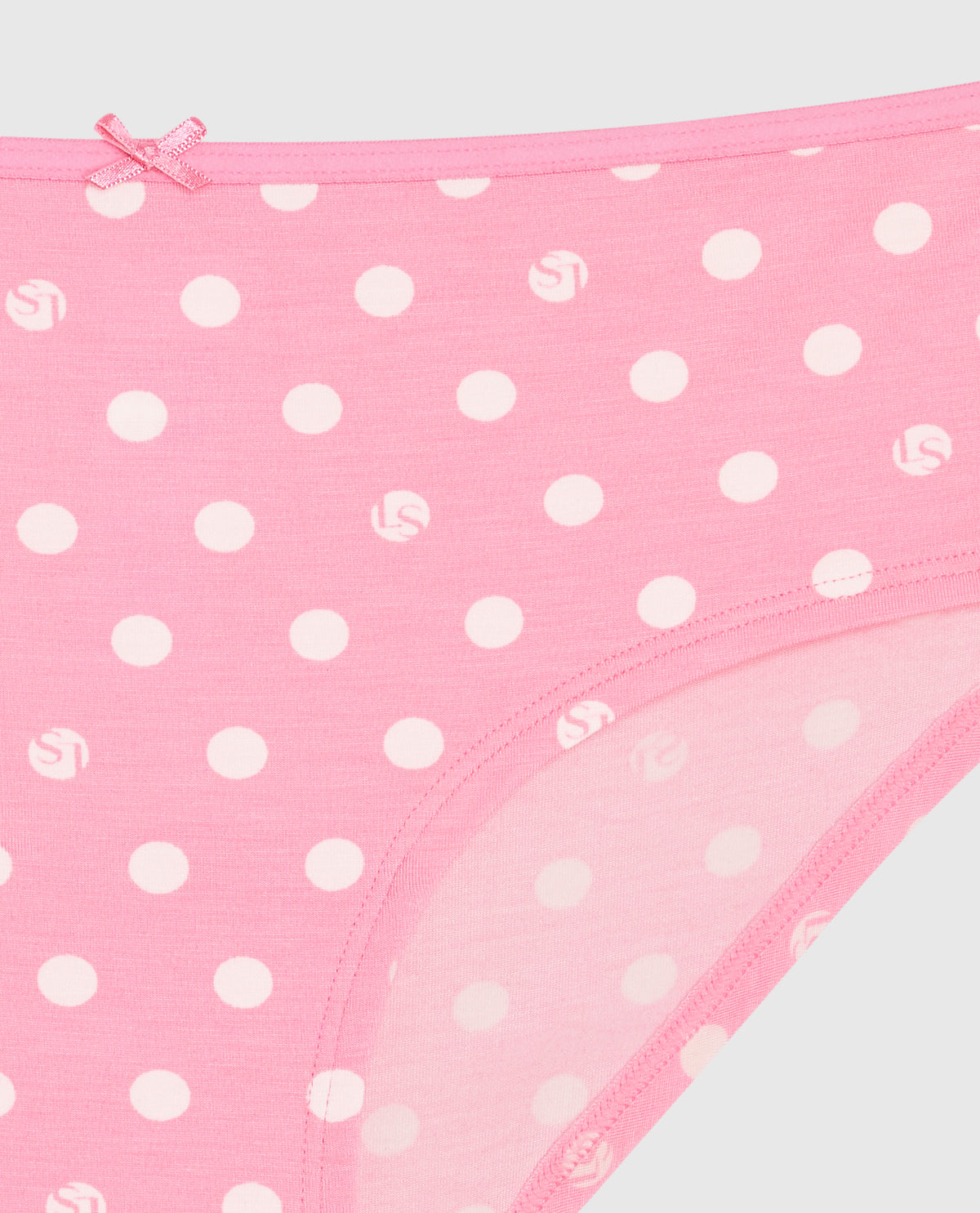Hipster Panty with Bow in LS Dot