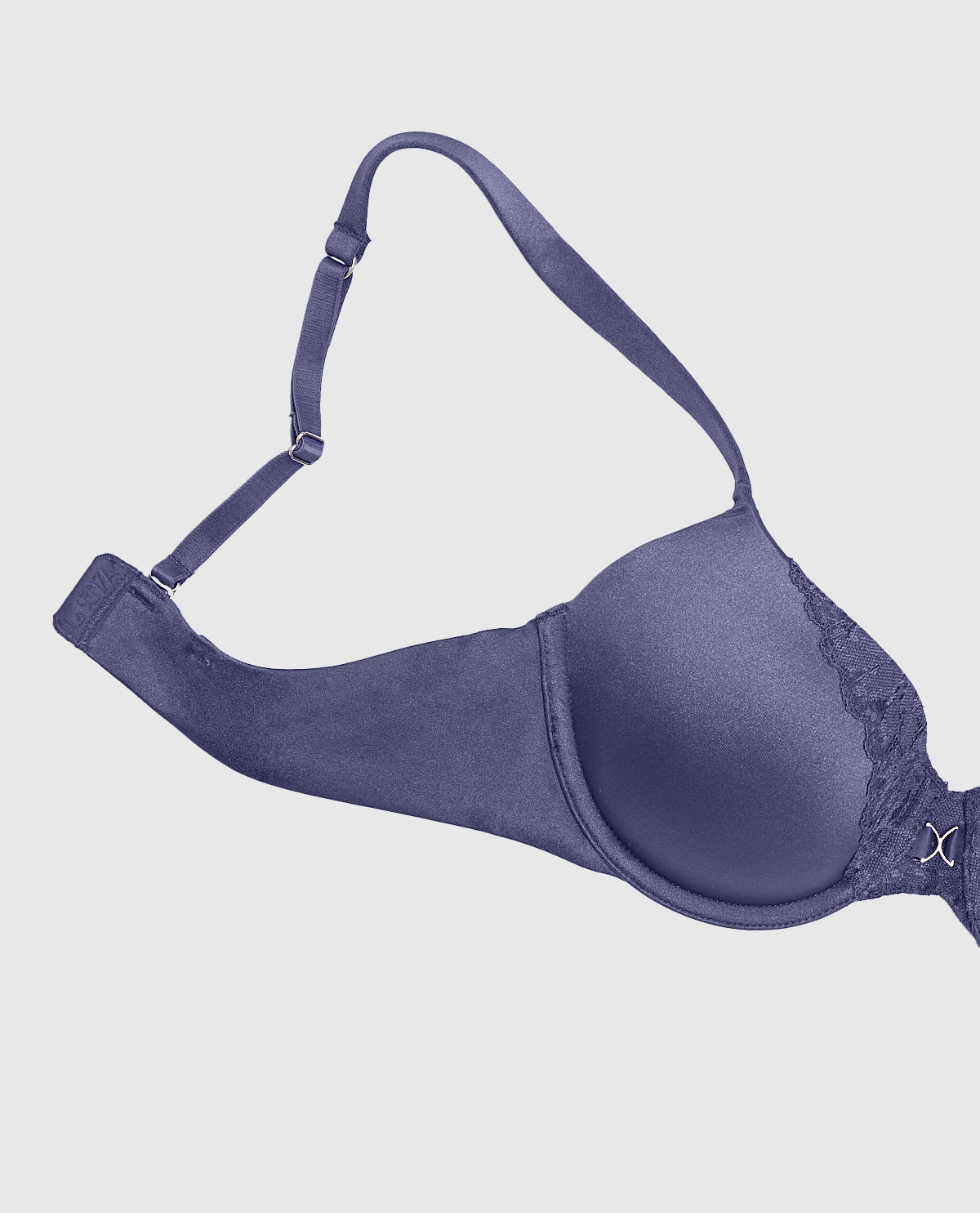 Lightly Lined Full Coverage Bra in Dusk Blue