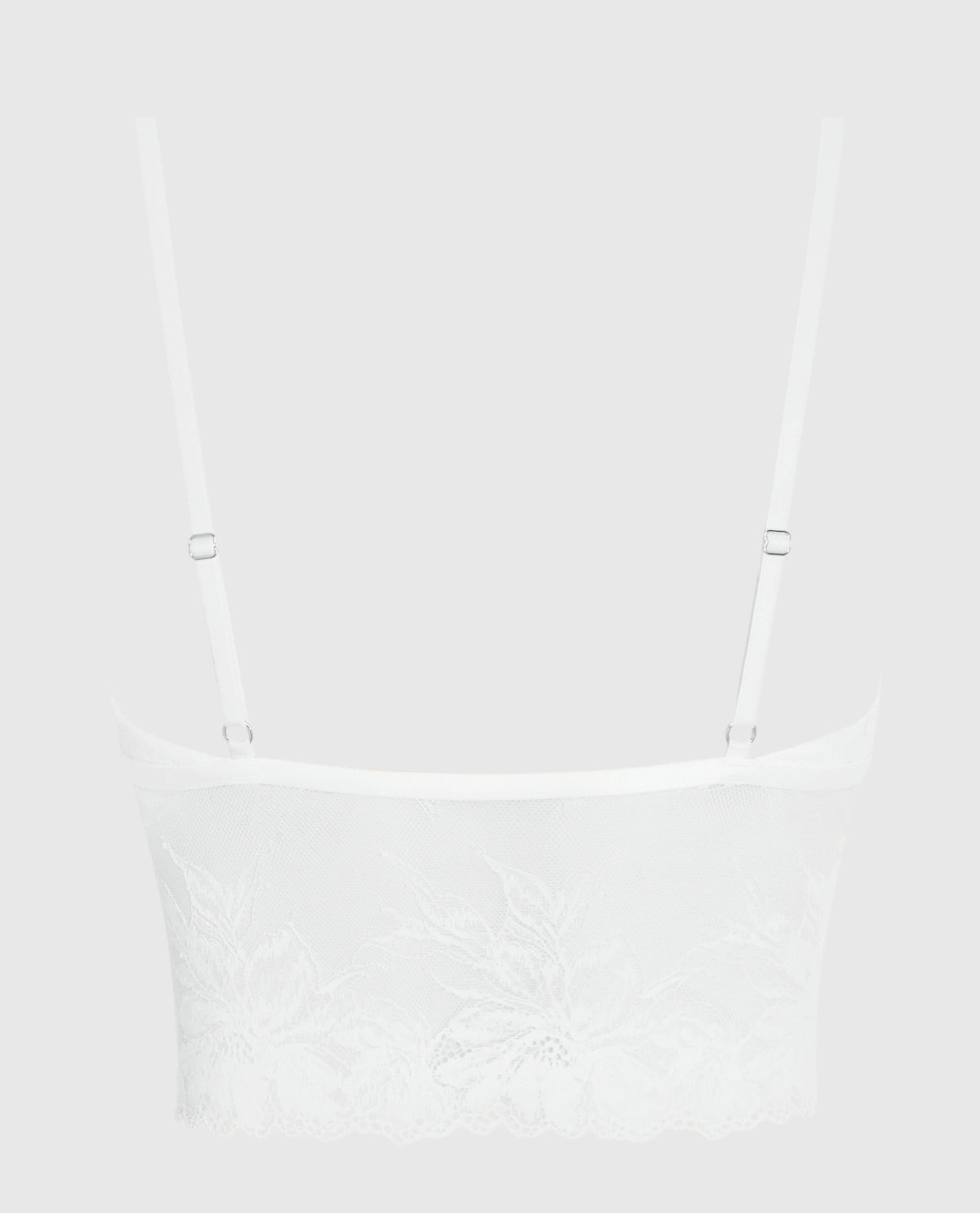 Long Line Bralette in Ivory