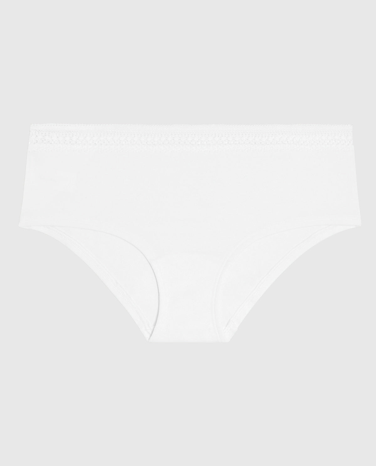 Hipster Panty with Elemental Lace in Ivory