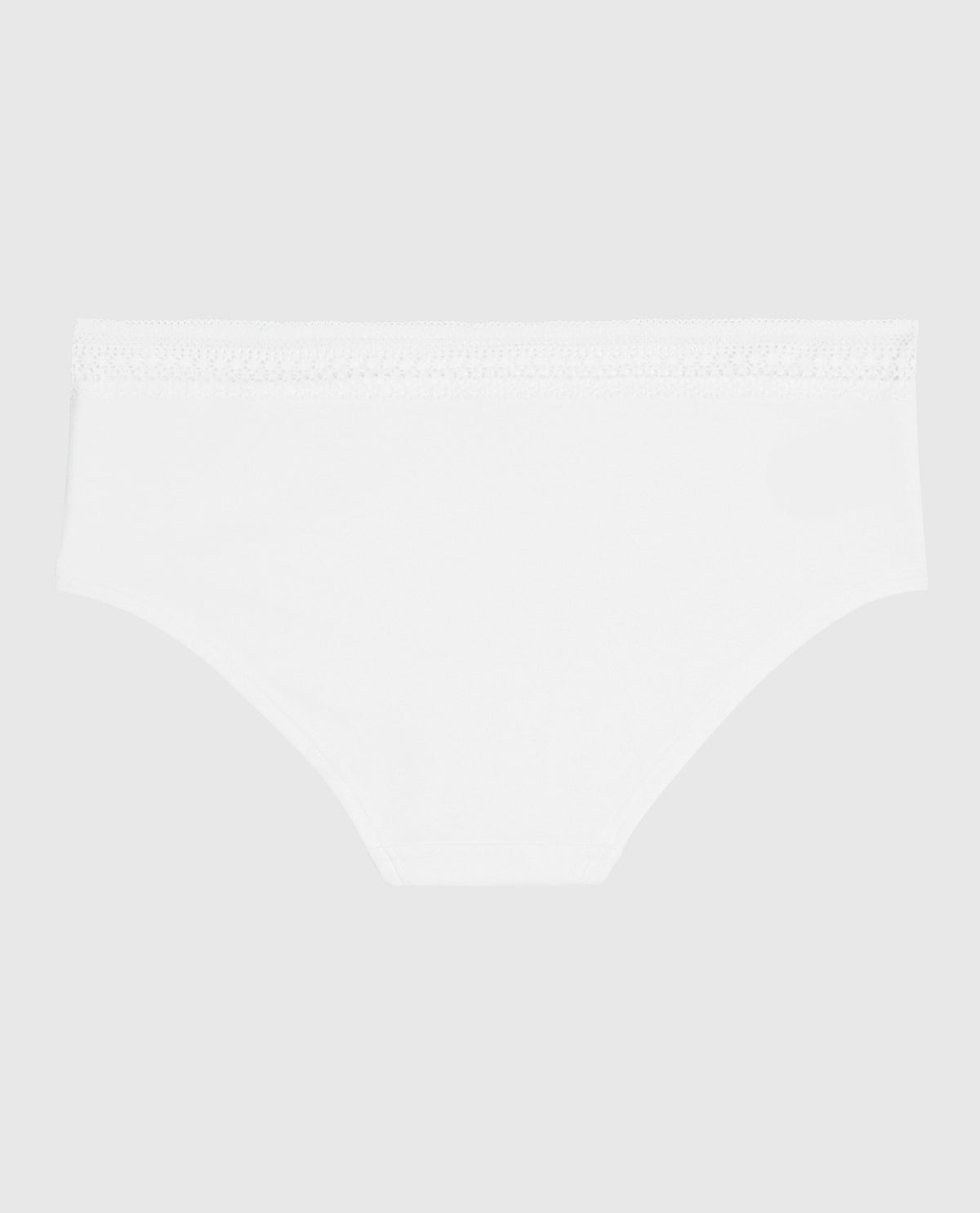 Hipster Panty with Elemental Lace in Ivory