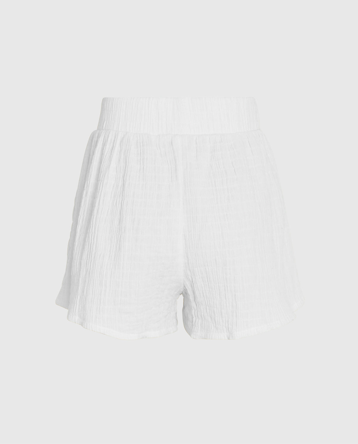 Textured Sleep Short in Ivory