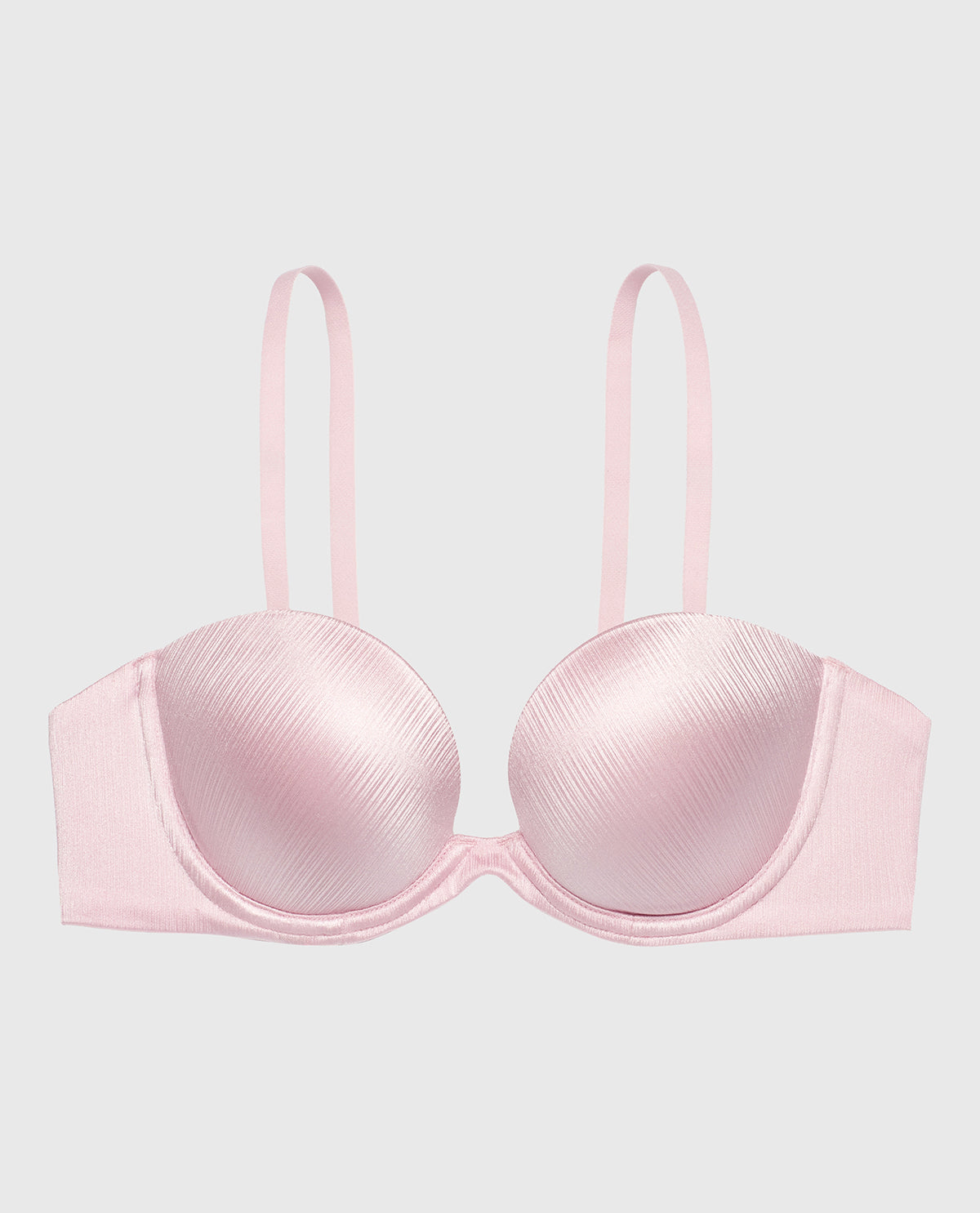 Strapless Push Up Bra in Iced Lilac