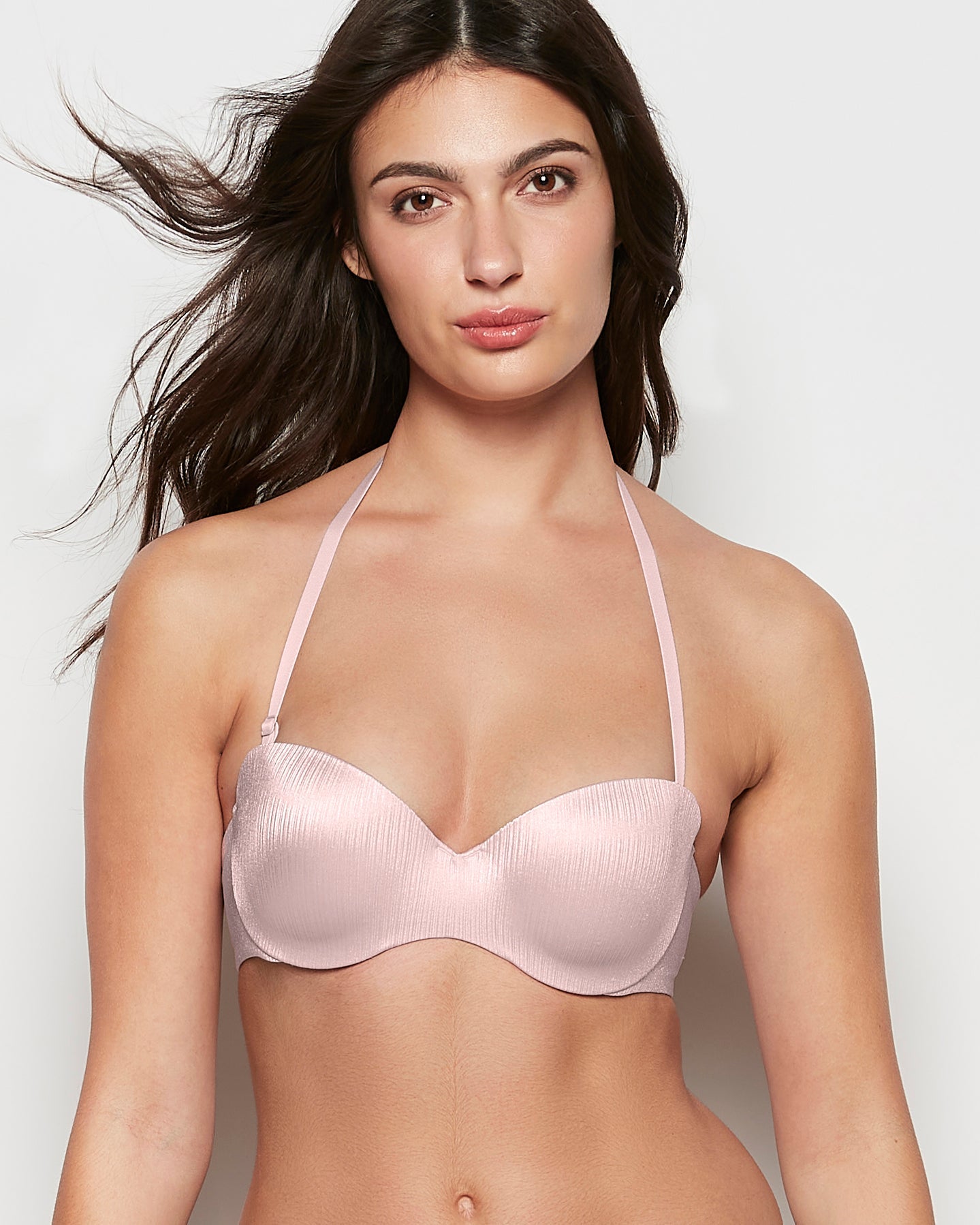Strapless Lightly Lined Bra in Iced Lilac