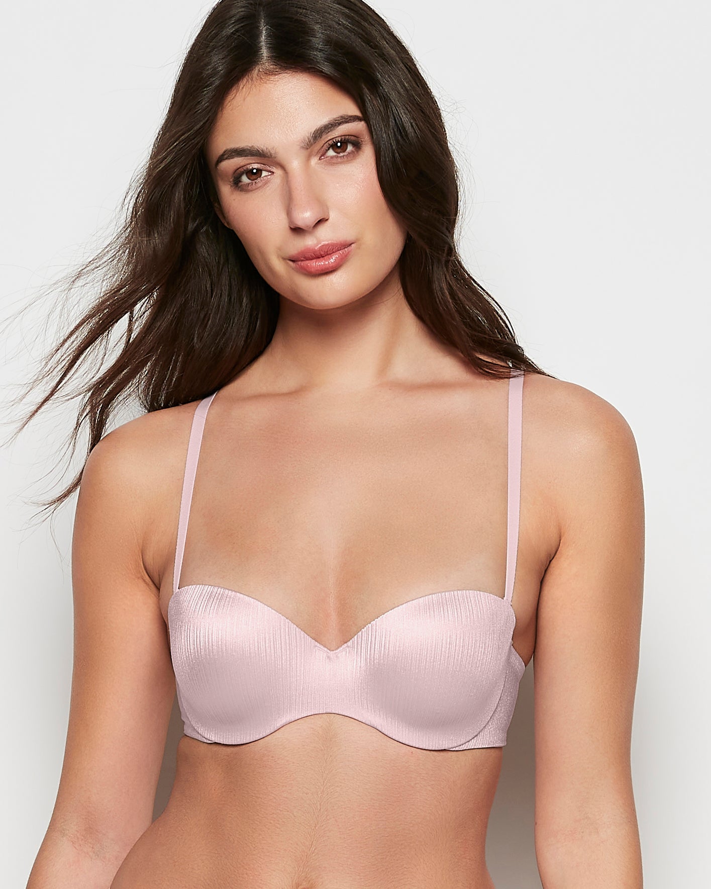 Strapless Lightly Lined Bra in Iced Lilac