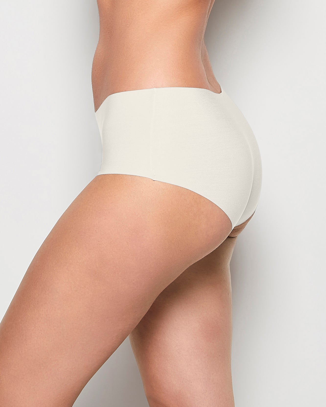 No Show Boyshort Panty in Ivory