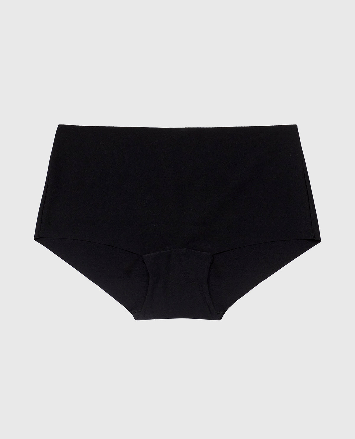 No Show Boyshort Panty in Tuxedo Black