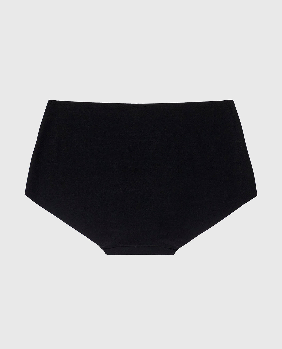 No Show Boyshort Panty in Tuxedo Black