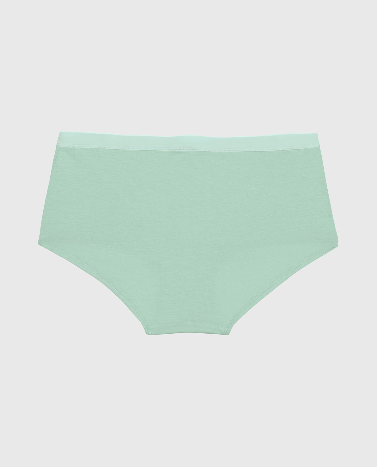Boyshort Panty with Vanishing Trim in Mist Green