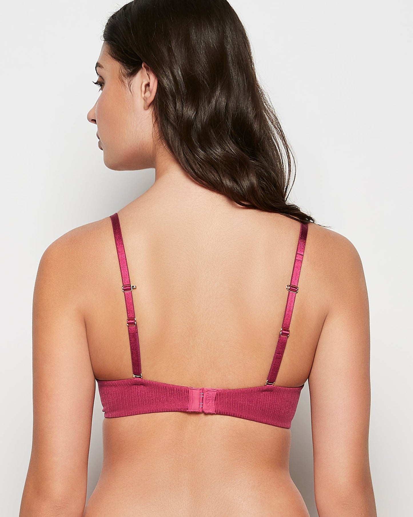 Push Up Plunge Bra in Electric Rouge