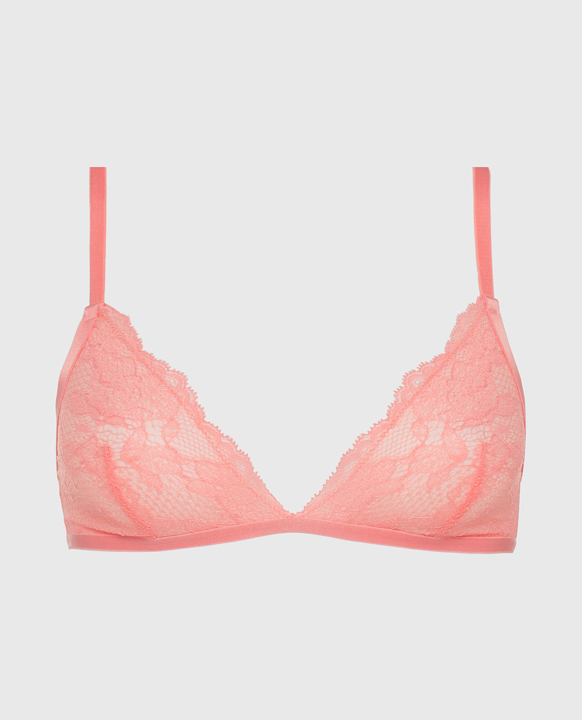 Lace Bralette in Peach Fizz