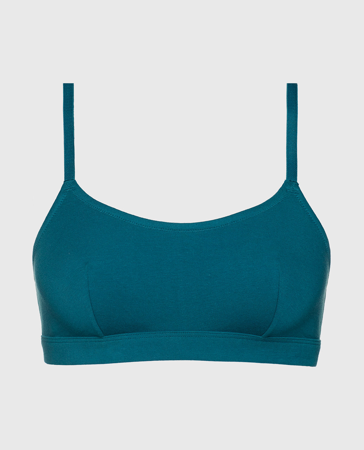 Cotton Scoop Bralette in Exotic Nights