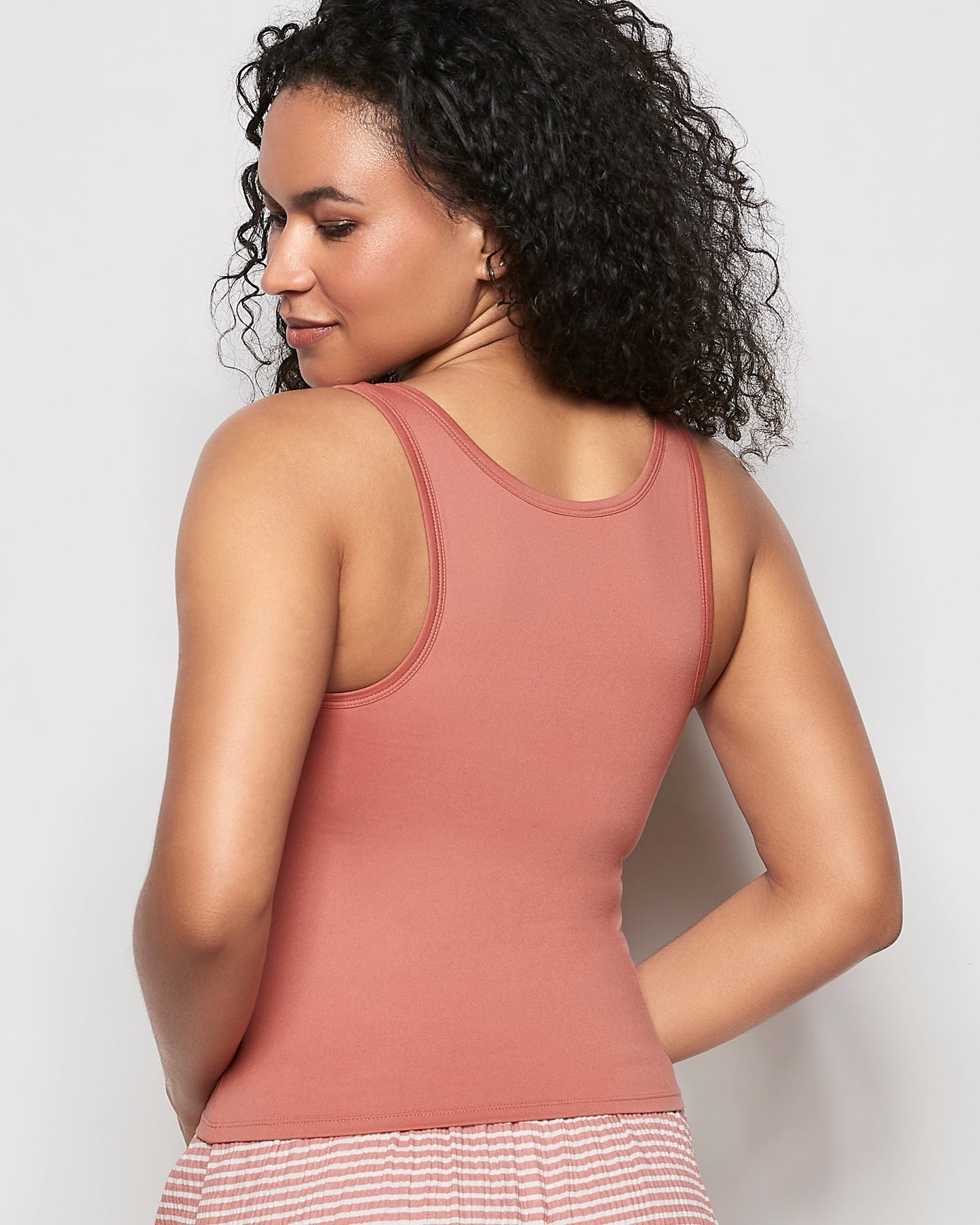 Sleep Tank in Rosy Blush