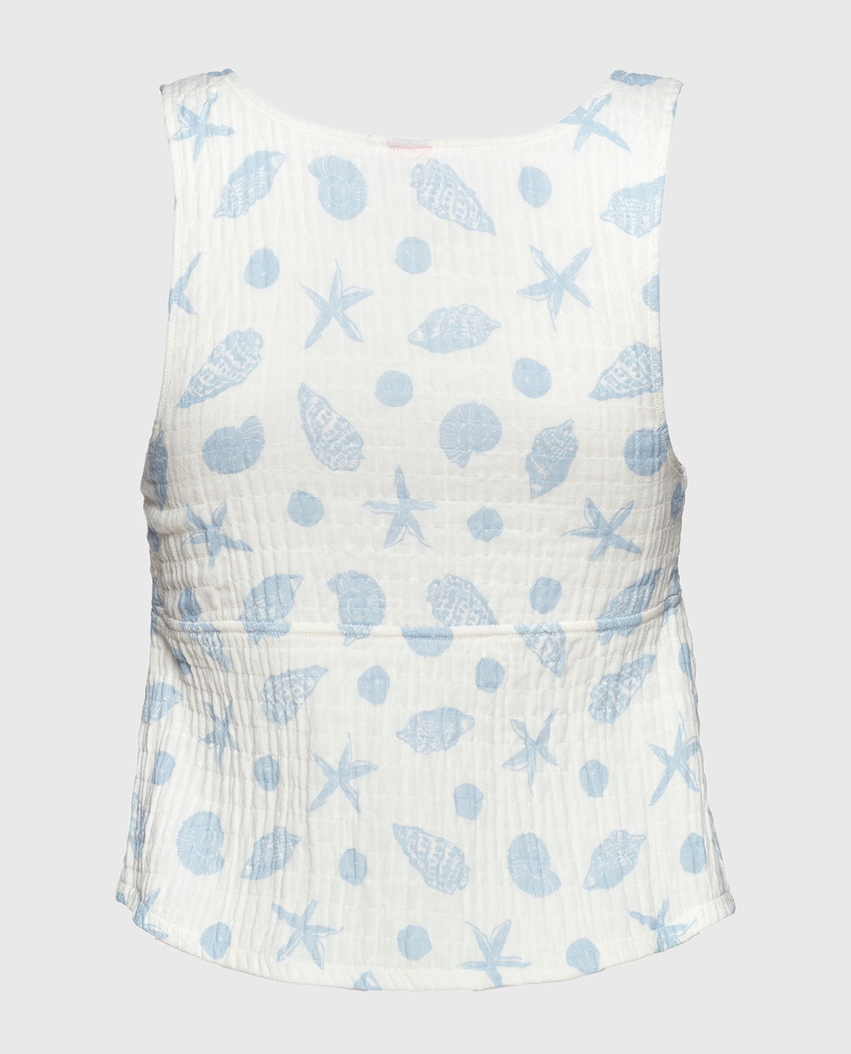 Textured Pajama Tank in She Sells Sea Shells
