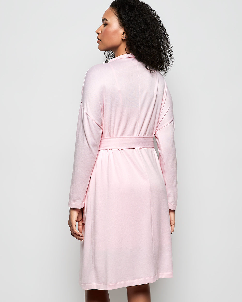 Jersey Robe in Pink-A-Boo