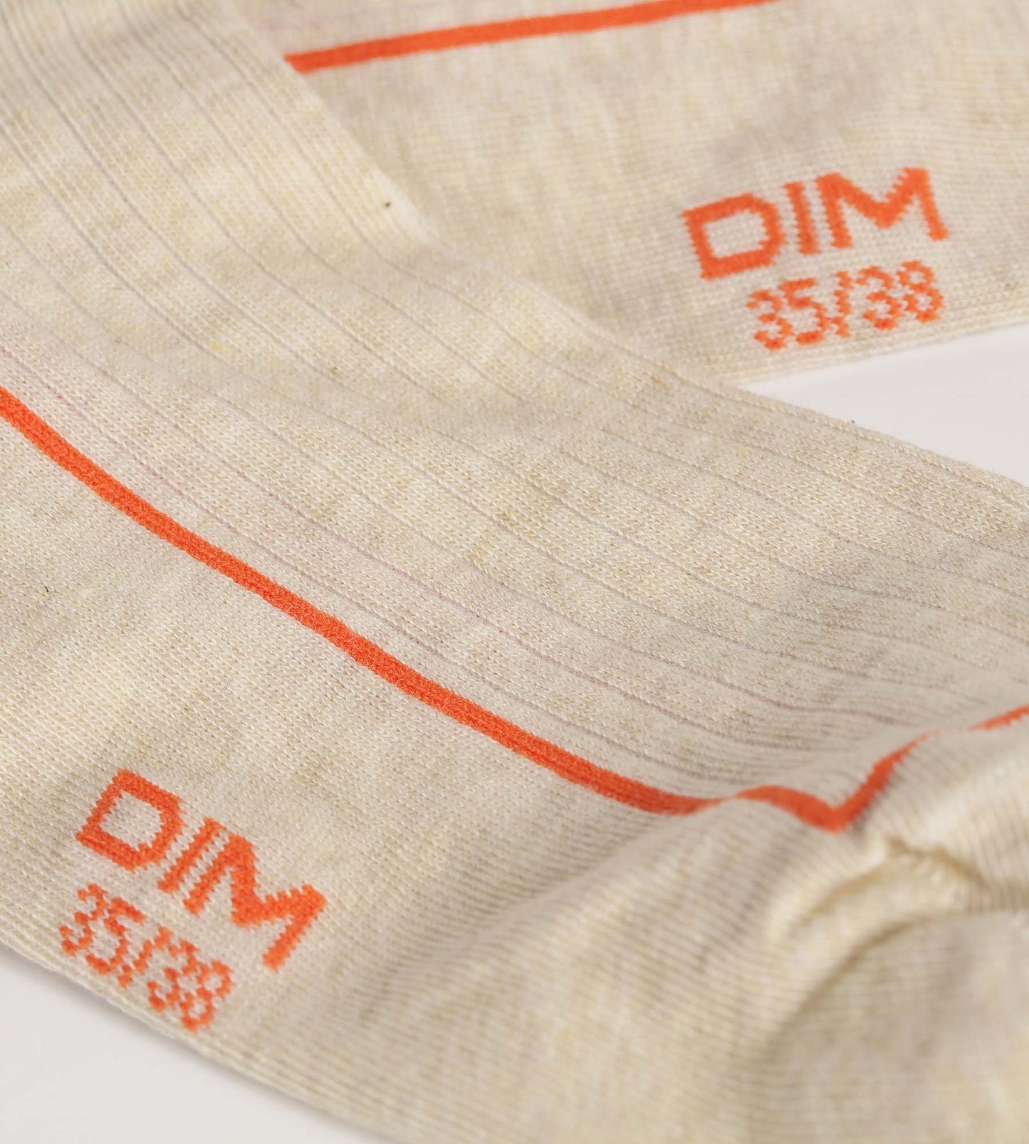 Cotton Sports Crew Sock in Soft Cream