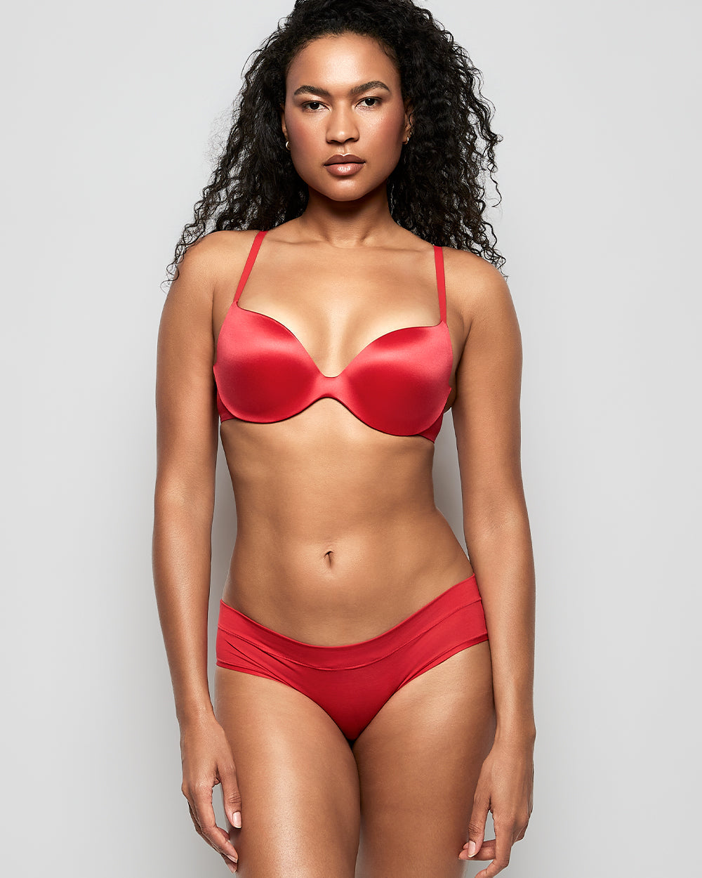Comfort Push Up Bra in Cosmo Red