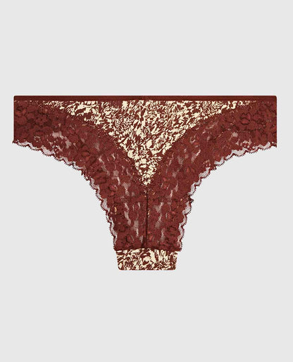 Cheeky Panty with Lace Trim