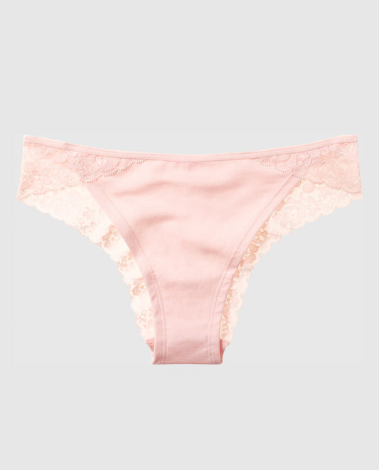 Cheeky Panty with Lace Trim