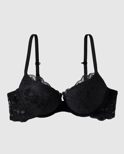 Push Up Bra with Allover Lace