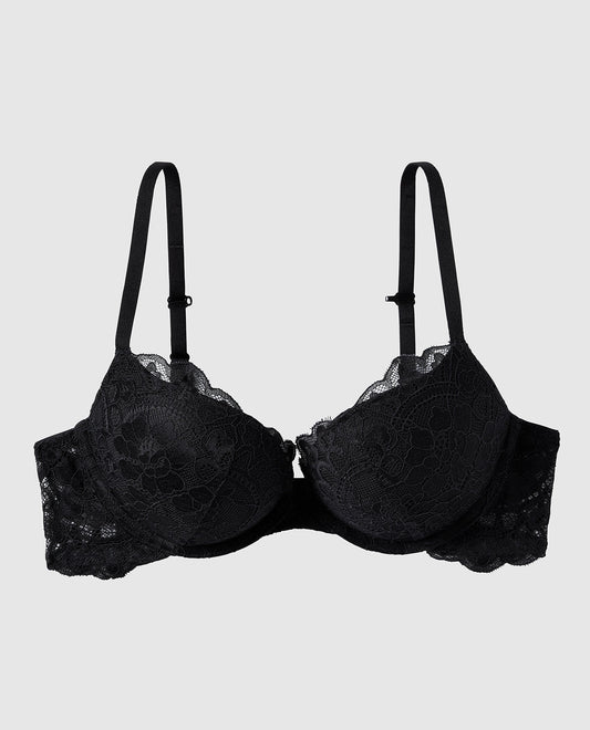 Push Up Bra with Allover Lace