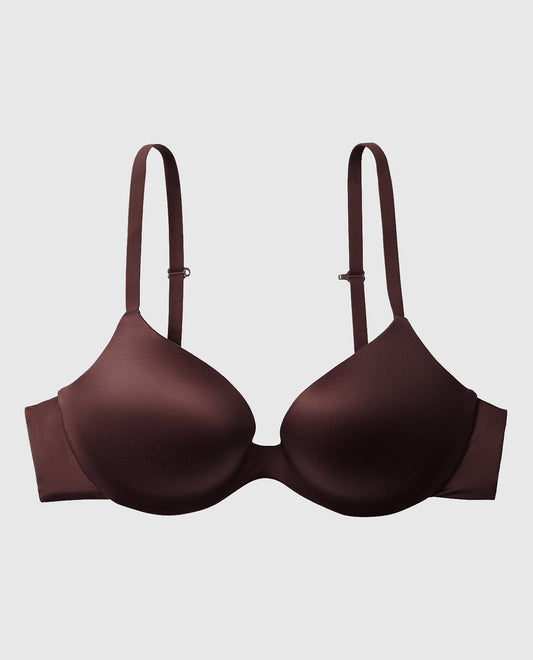Comfort Push Up Bra in Rich Mocha