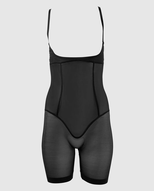 Full Coverage Shaping Bodysuit in Black