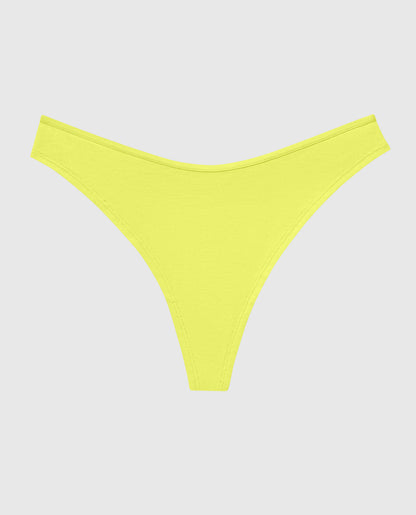 Ultrasoft Modal High Leg Thong Panty