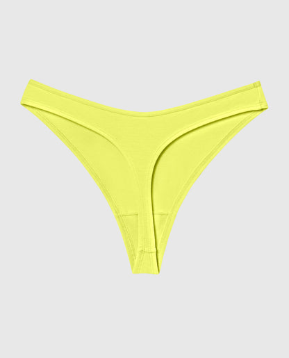 Ultrasoft Modal High Leg Thong Panty