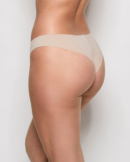 No Show Invisible High Leg Cheeky Panty
