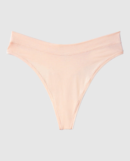 Smooth Comfort High Leg Thong Panty