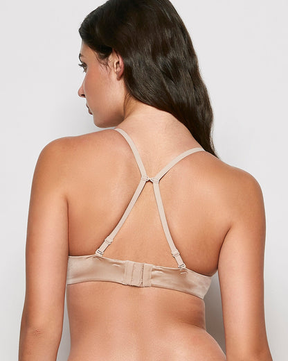 Comfort Push Up Bra in Rosetan