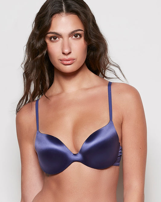 Comfort Push Up Bra in Dusk Blue