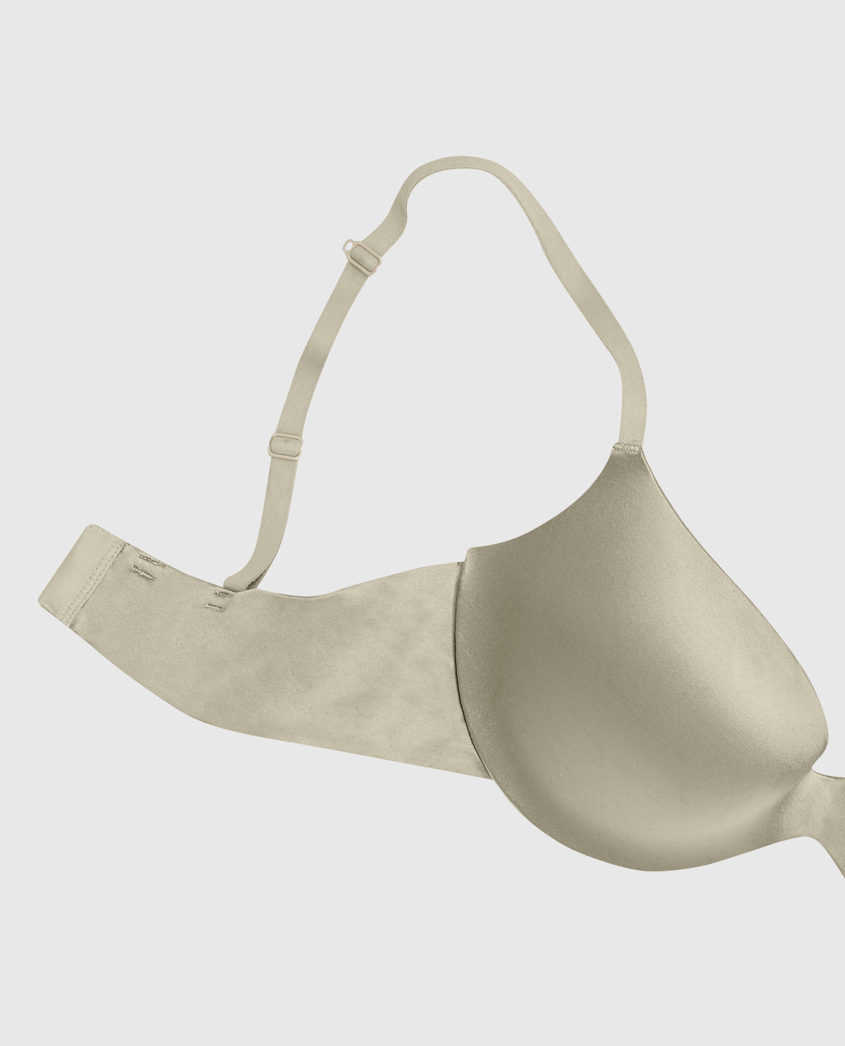 Comfort Push Up Bra in Stone Grey