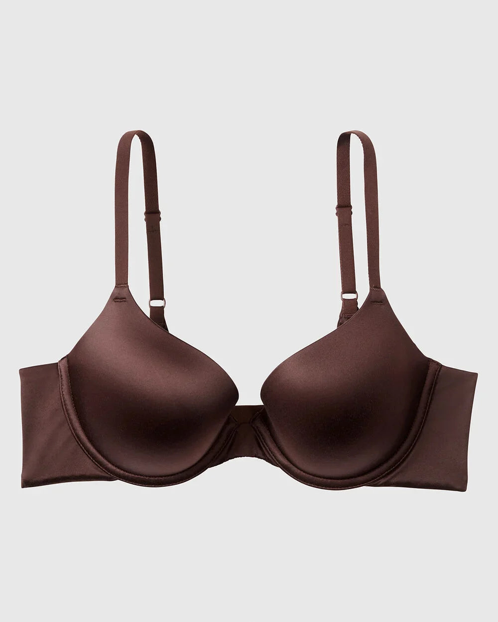 Comfort Lightly Lined Demi Bra in Rich Mocha