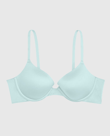 Comfort Lightly Lined Demi Bra in Vista Blue
