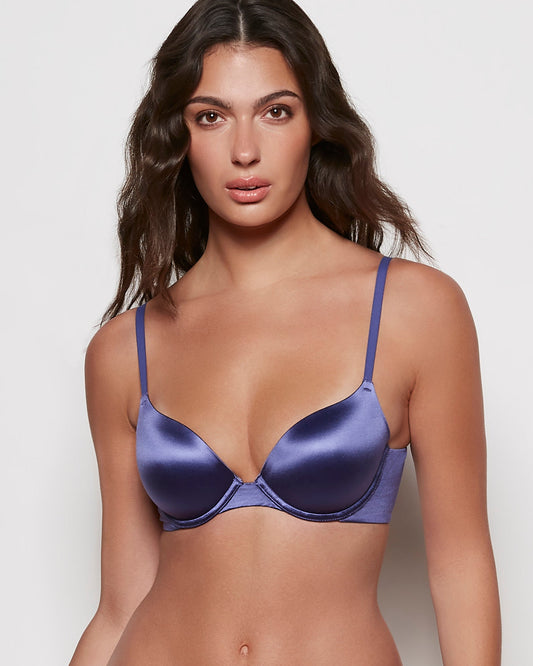 Lightly Lined Demi Bra in Dusk Blue