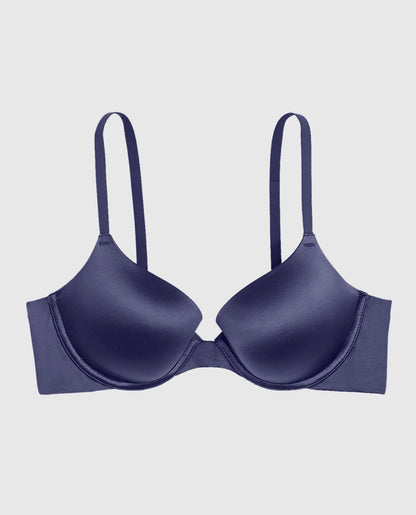 Lightly Lined Demi Bra in Dusk Blue