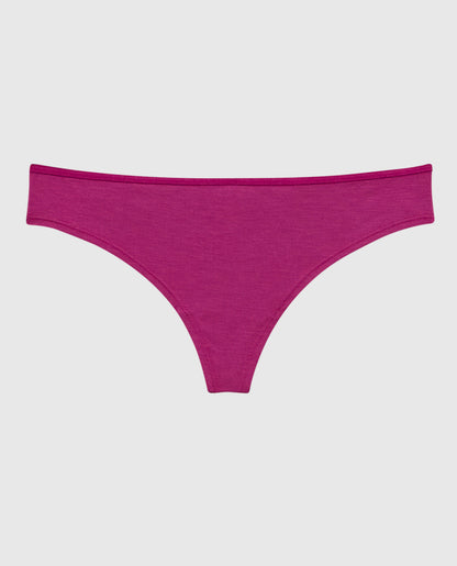 Ultrasoft Modal Thong Panty in Outrageous Pink