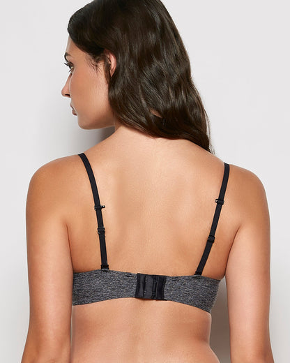 Comfort Push Up Bra in Black