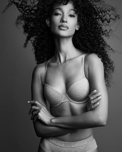 Push Up Bra in Chill Grey