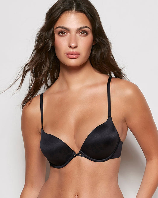 Up 2 Cup Push Up Bra in Black