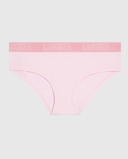 Hipster Panty with Logo in Pink