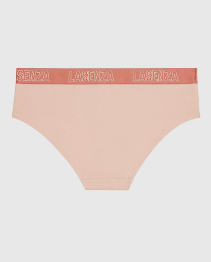Hipster Panty with Logo in Peaceful Peach