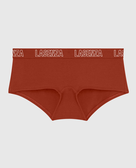 Smooth Boyshort Panty with Logo Band