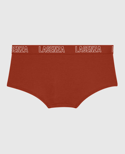 Smooth Boyshort Panty with Logo Band